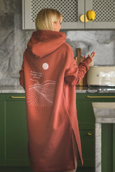 Desert Sands longline hoodie